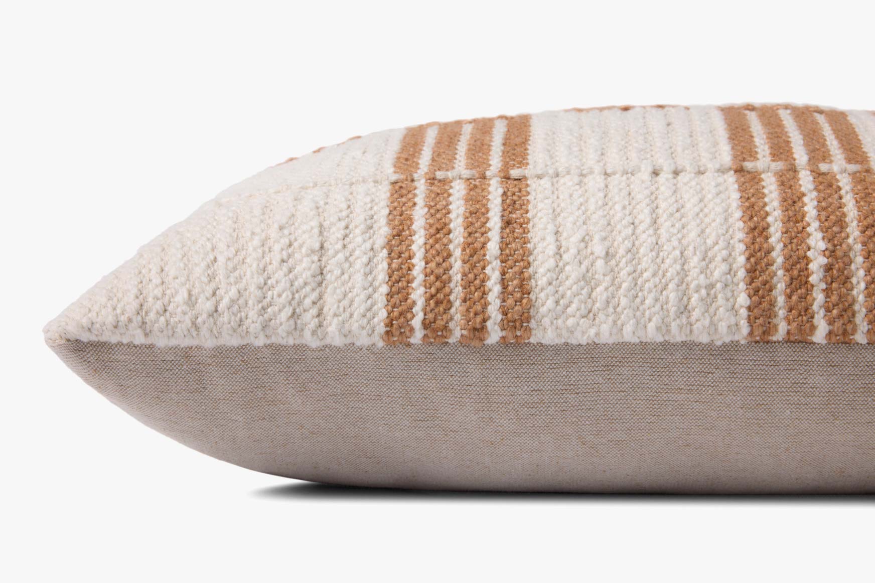 Loloi NOT NAMED Rust / Ivory Pillow White Cliff Studio Throw Pillows