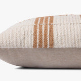 Loloi PLL0136 Rust / Ivory Pillow White Cliff Studio Throw Pillows