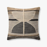 Loloi Pll0186 Black / Ivory Pillow White Cliff Studio Throw Pillows