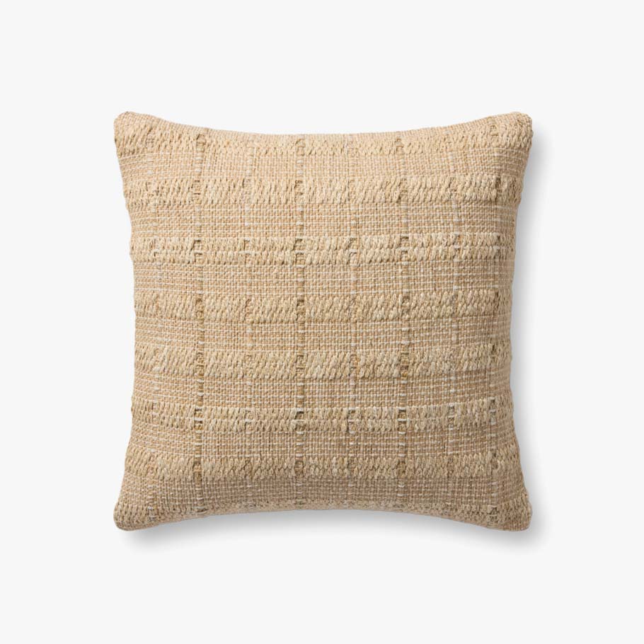 Loloi Pll0188 Tan Pillow White Cliff Studio Throw Pillows