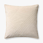 Brigette Romanek x Loloi Not Named Ivory Pillow White Cliff Studio Throw Pillows