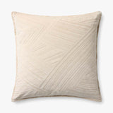 Brigette Romanek x Loloi Not Named Ivory Pillow White Cliff Studio Throw Pillows