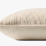 Brigette Romanek x Loloi Not Named Ivory Pillow White Cliff Studio Throw Pillows