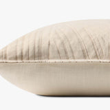 Brigette Romanek x Loloi Not Named Ivory Pillow White Cliff Studio Throw Pillows