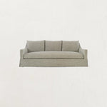 Grace Skirted Plush Sofa