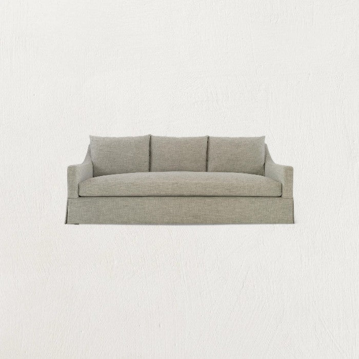 Grace Skirted Plush Sofa