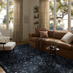 Loloi II Percival Navy / Ivory Rug White Cliff Studio Area Rugs
