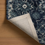 Loloi II Percival Navy / Ivory Rug White Cliff Studio Area Rugs