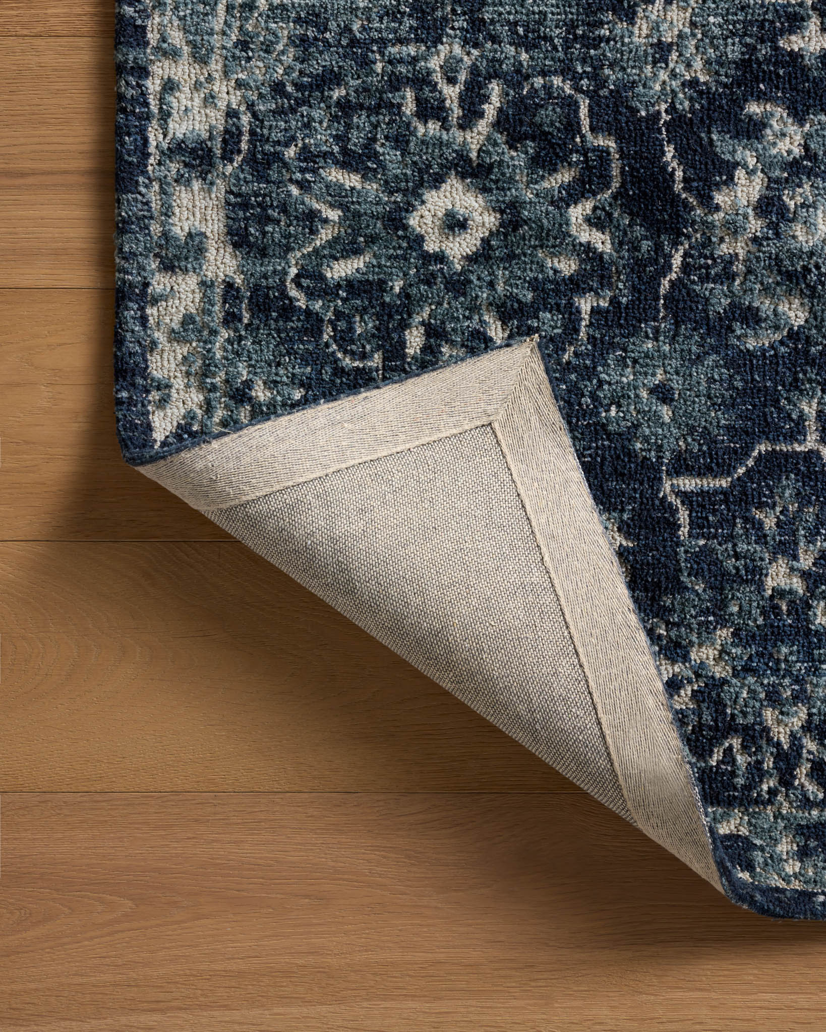 Loloi II Percival Navy / Ivory Rug White Cliff Studio Area Rugs