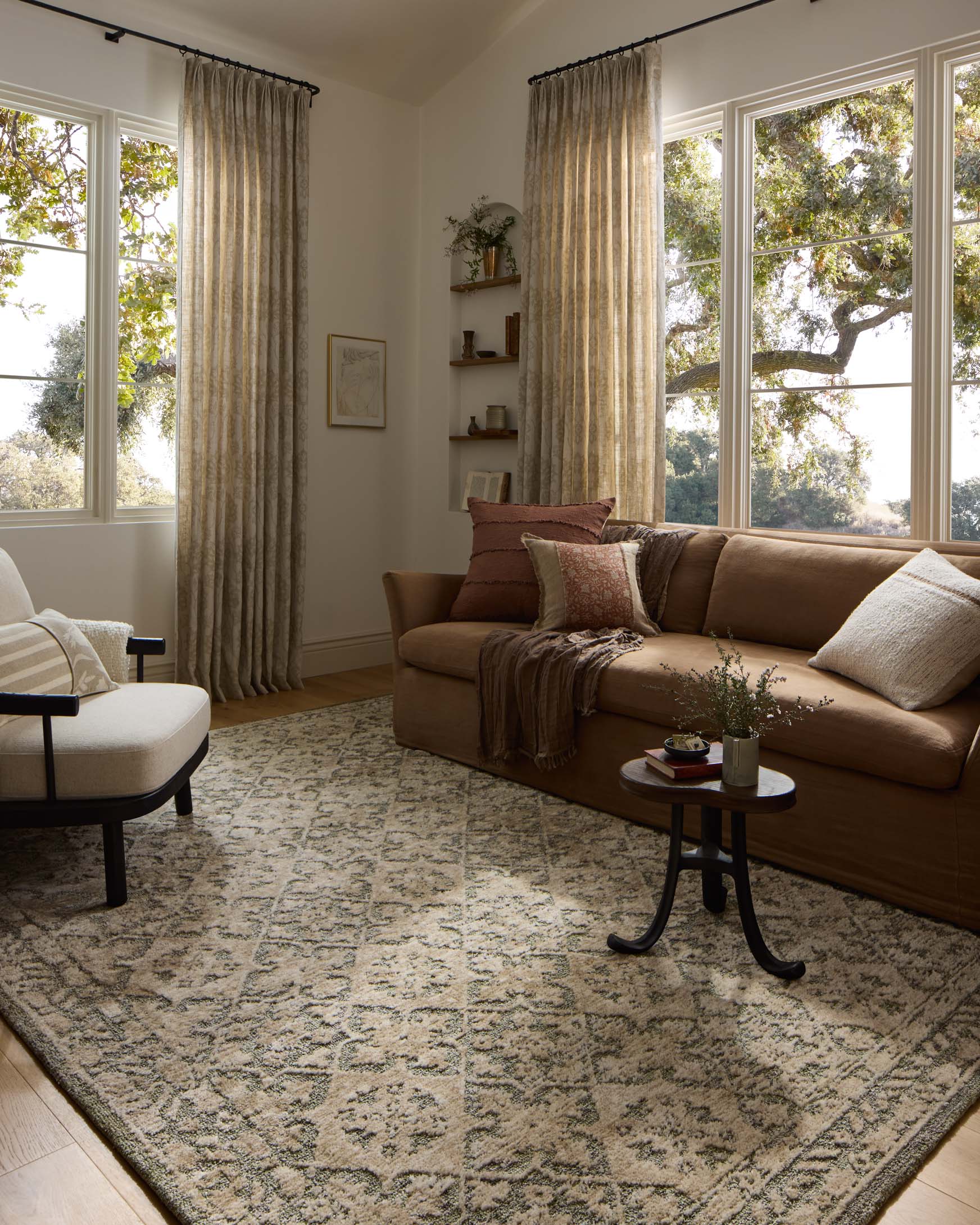 Loloi II Percival Sage / Stone Rug White Cliff Studio Area Rugs