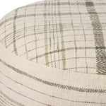 Chris Loves Julia x Loloi Wallace Cream Cream Pouf - Image 2