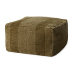 Leanne Ford x Loloi Rosemoor Brown Pouf