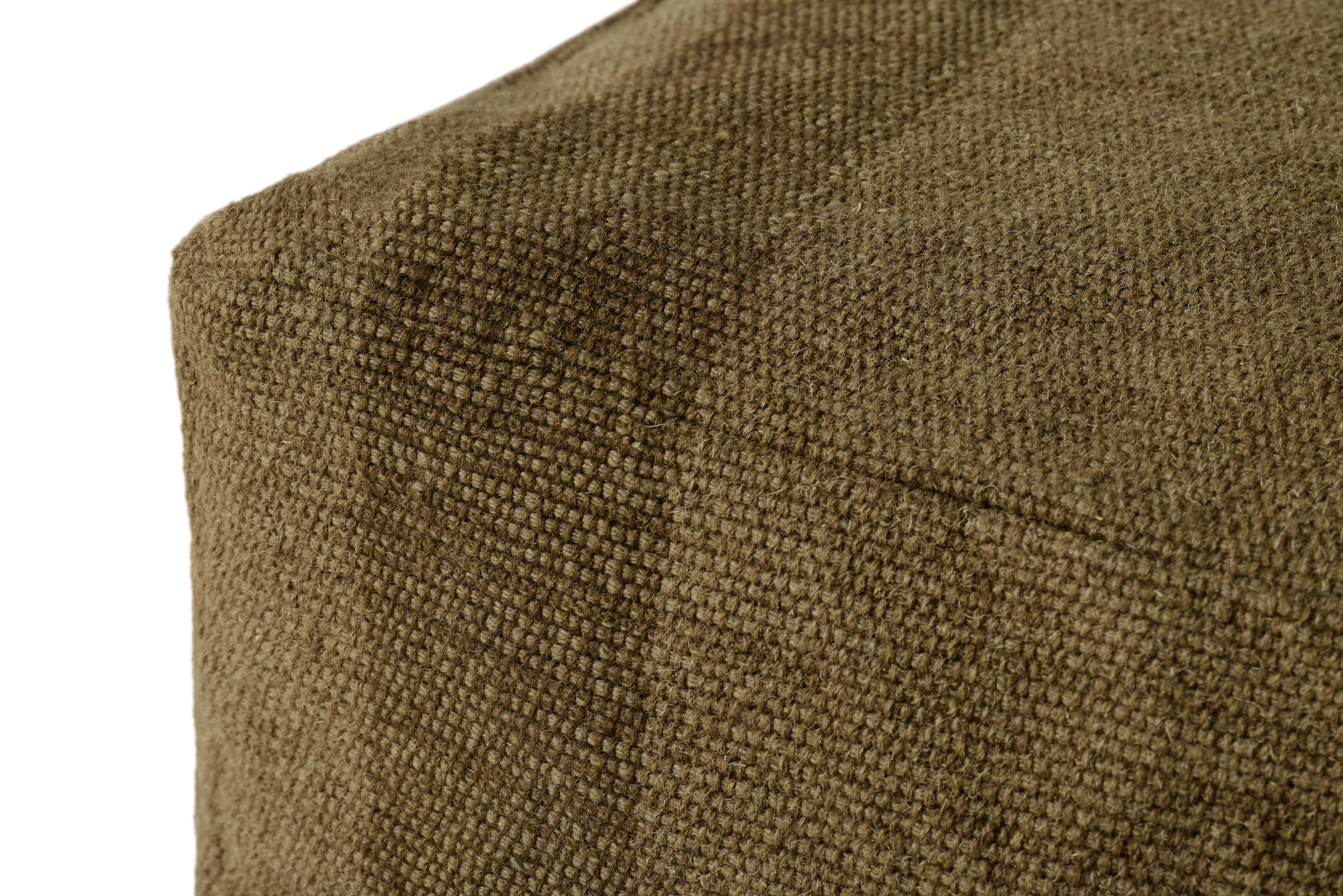 Leanne Ford x Loloi Rosemoor Brown Pouf - Image 2