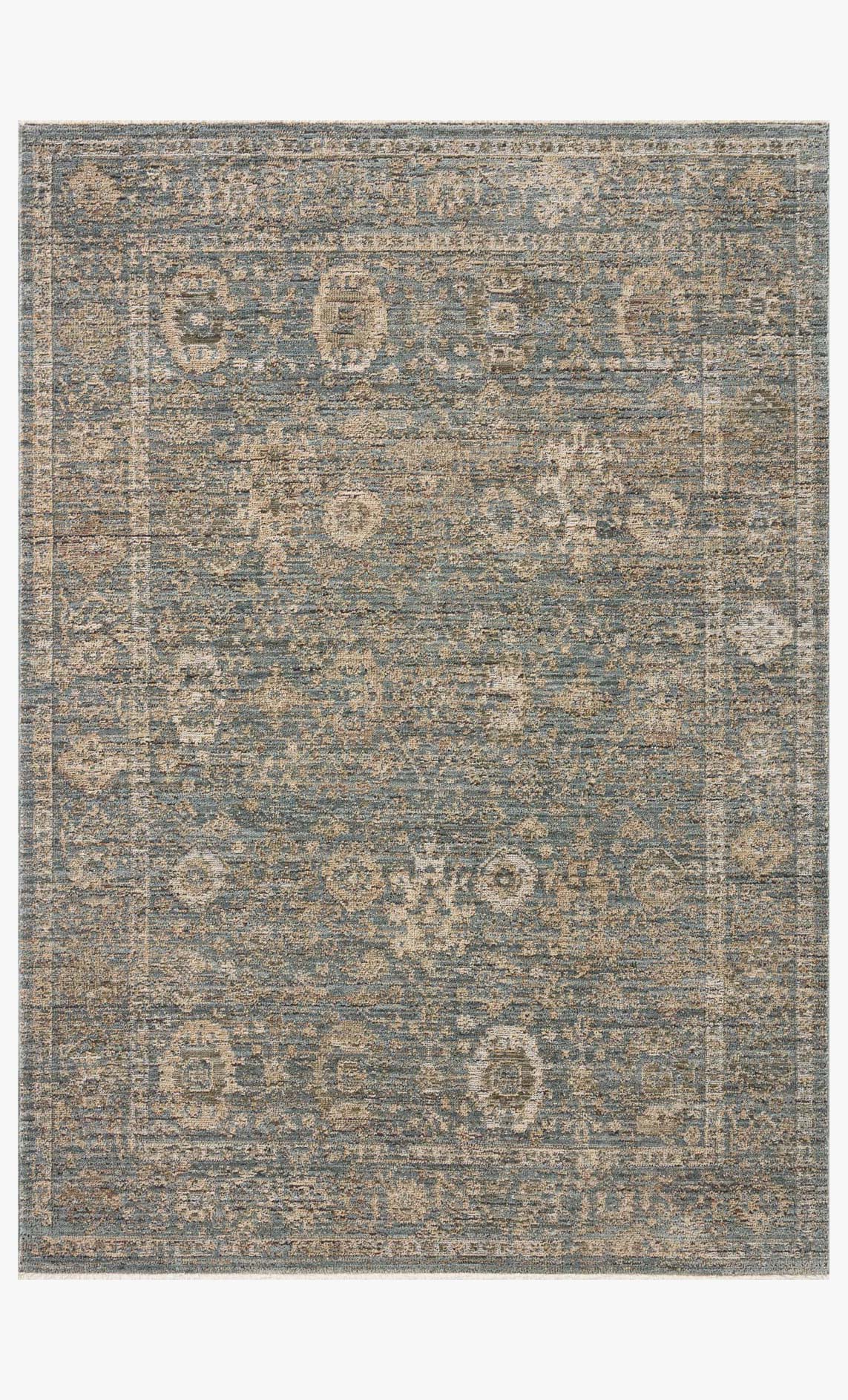 Loloi Priscilla Blue / Sand Rug White Cliff Studio Area Rugs