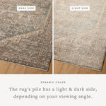 Loloi Priscilla Blue / Bark Rug White Cliff Studio Area Rugs