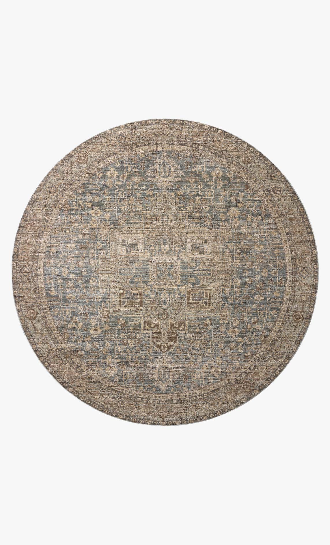 Loloi Priscilla Blue / Bark Rug White Cliff Studio Area Rugs