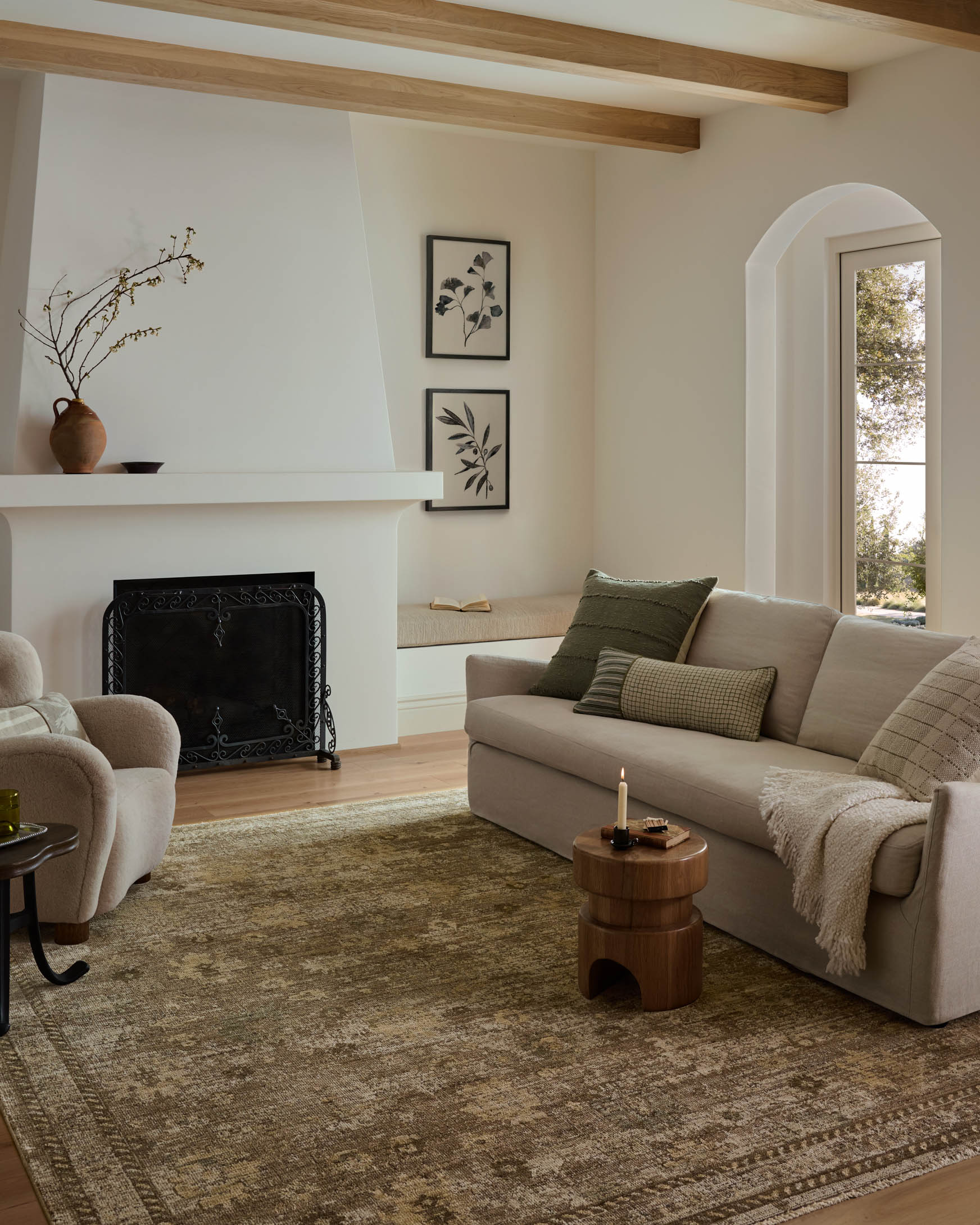 Loloi Priscilla Sand / Earth Rug White Cliff Studio Area Rugs