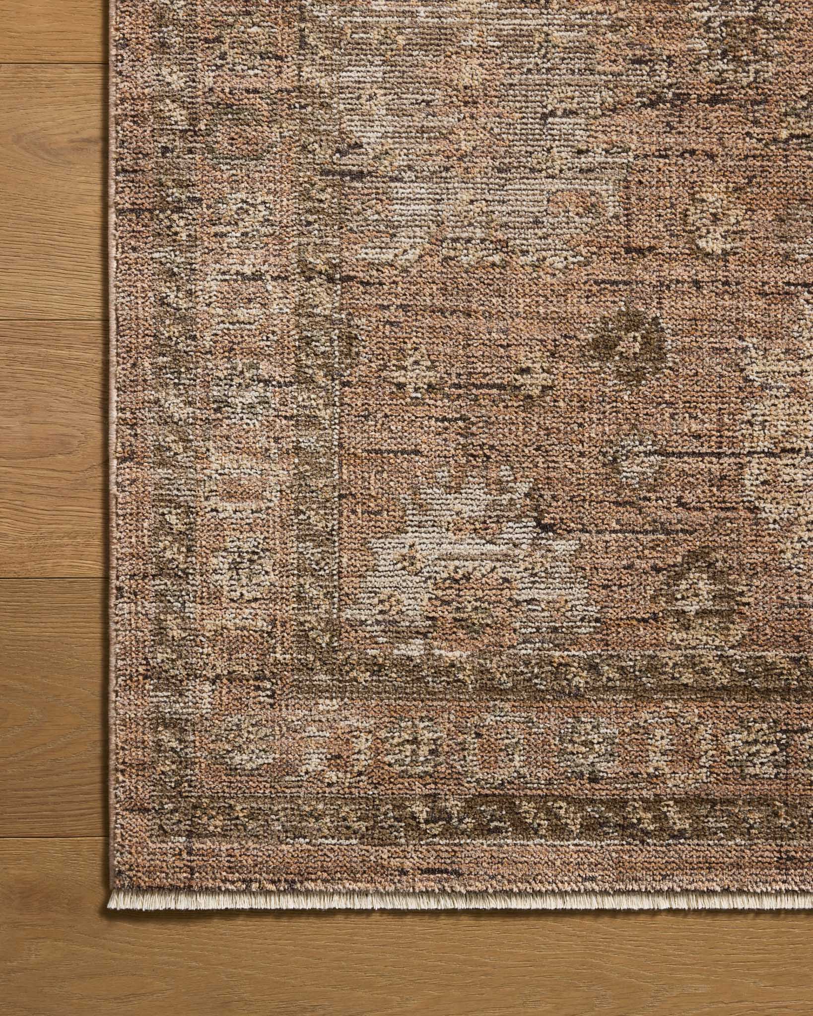 Loloi Priscilla Blush / Multi Rug White Cliff Studio Area Rugs