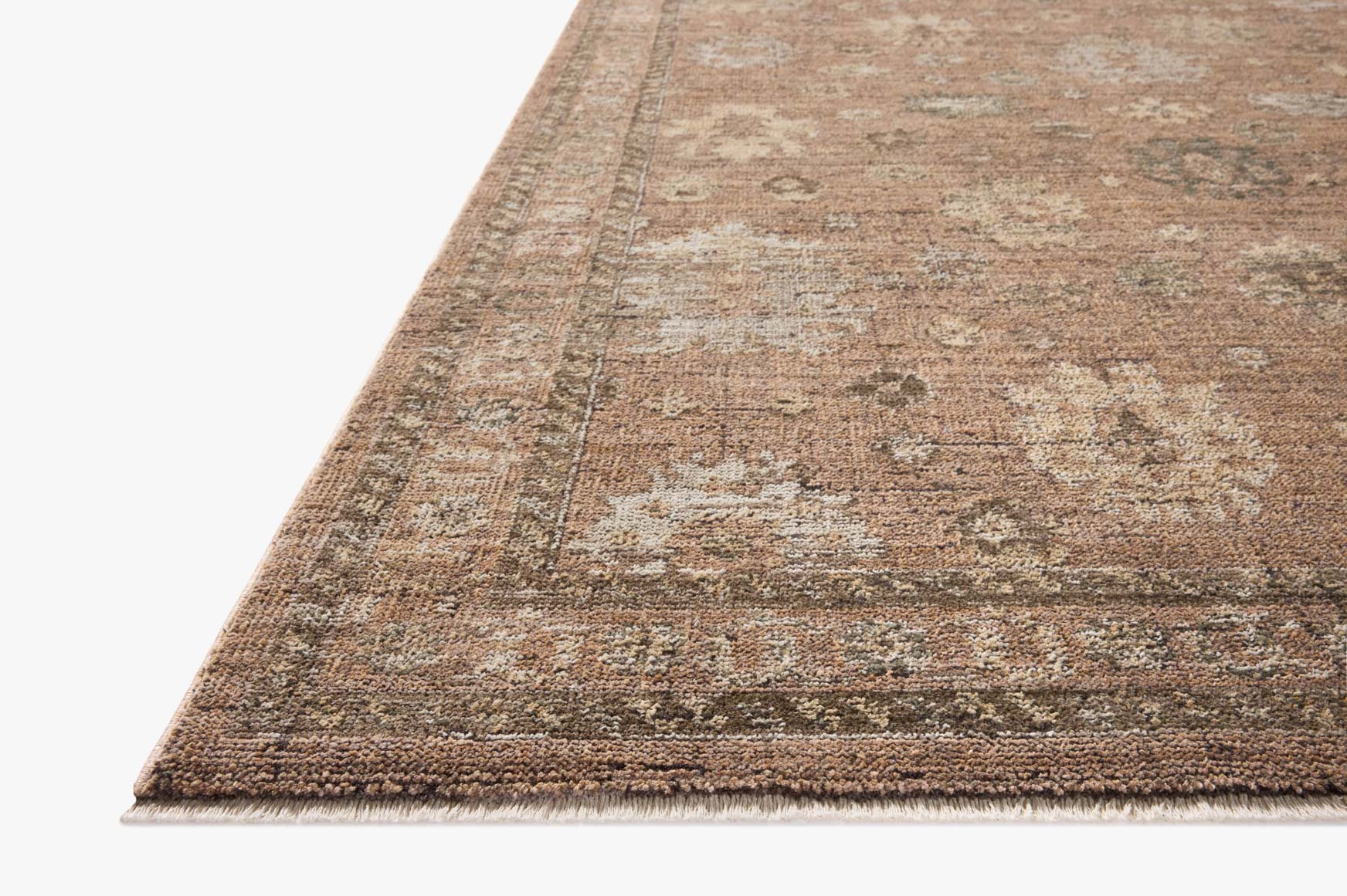 Loloi Priscilla Blush / Multi Rug White Cliff Studio Area Rugs