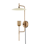 Mantis Plug - In Wall Light in Patina Brass