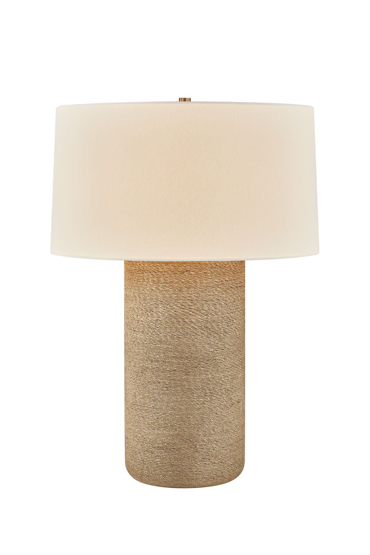Troy Lighting Roan Table Lamp in Patina Brass - Detail Close-Up