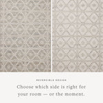 Angela Rose x Loloi Rivers Lagoon / Ivory Rug White Cliff Studio Area Rugs