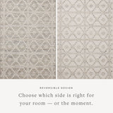 Angela Rose x Loloi Rivers Lagoon / Ivory Rug White Cliff Studio Area Rugs