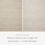 Angela Rose x Loloi Rivers Sand / Ivory Rug White Cliff Studio Area Rugs