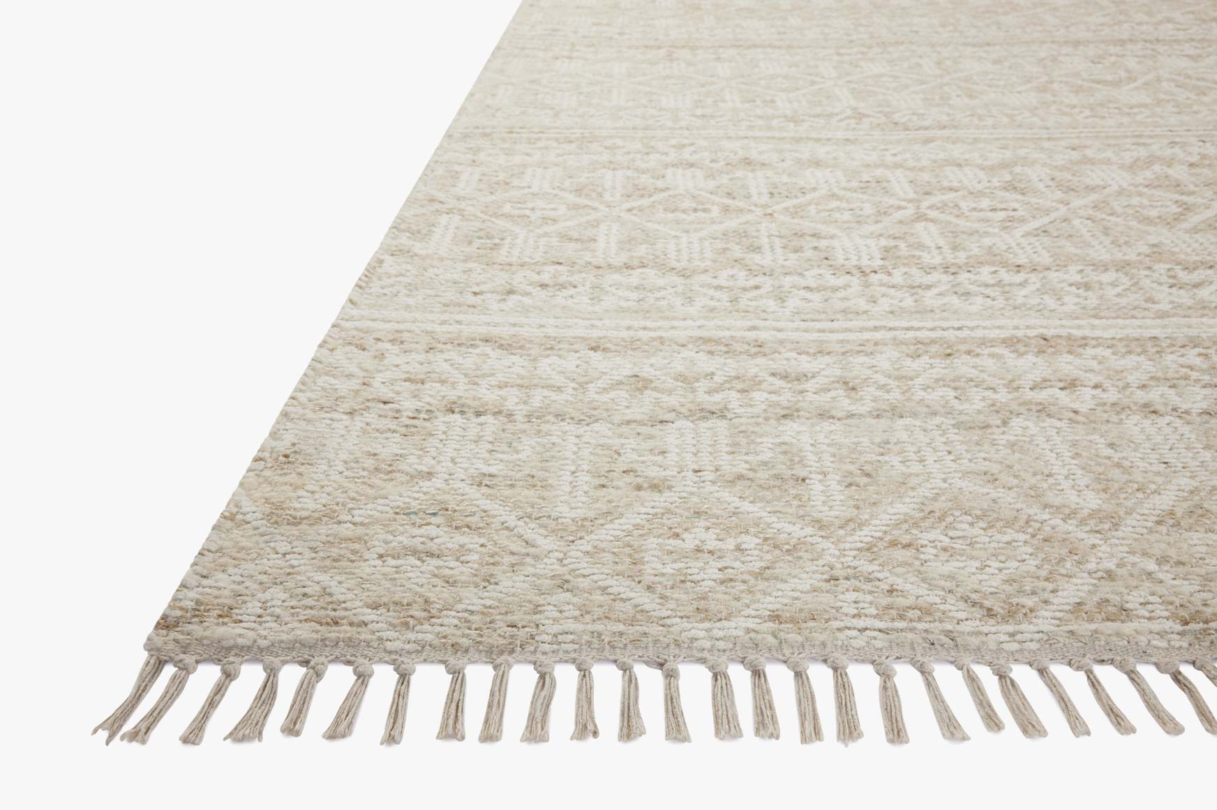 Angela Rose x Loloi Rivers Sand / Ivory Rug White Cliff Studio Area Rugs