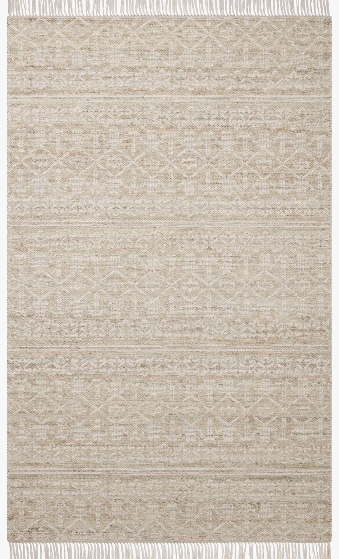 Angela Rose x Loloi Rivers Sand / Ivory Rug White Cliff Studio Area Rugs