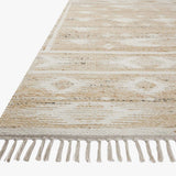 Angela Rose x Loloi Rivers Natural / Ivory Rug White Cliff Studio Area Rugs