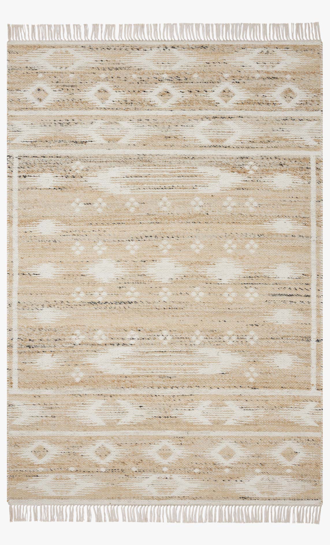 Angela Rose x Loloi Rivers Natural / Ivory Rug White Cliff Studio Area Rugs