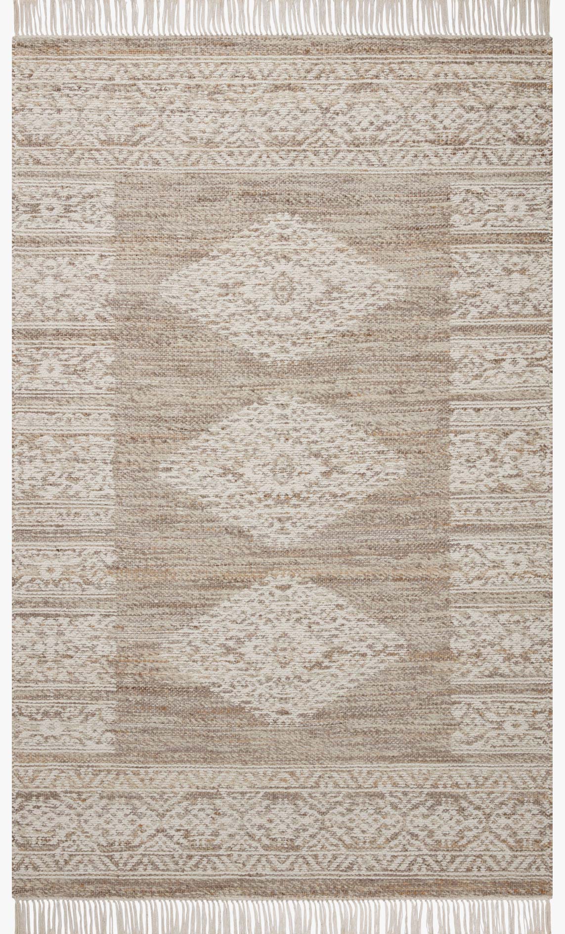 Angela Rose x Loloi Rivers Lilac / Ivory Rug White Cliff Studio Area Rugs