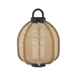 Troy Lighting Maltby Rechargeable Table Lamp in Textured Black - Detail Close-Up