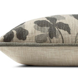 Brigette Romanek x Loloi NOT NAMED Brigette Romanek PBR0008 Charcoal / Natural Pillow White Cliff Studio Throw Pillows