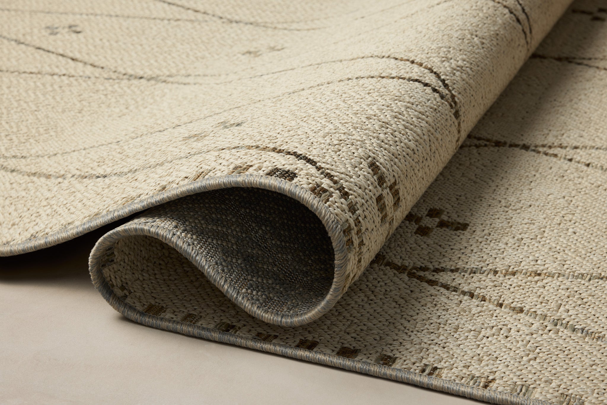 Loloi Saylor Ivory / Pebble Rug White Cliff Studio Area Rugs