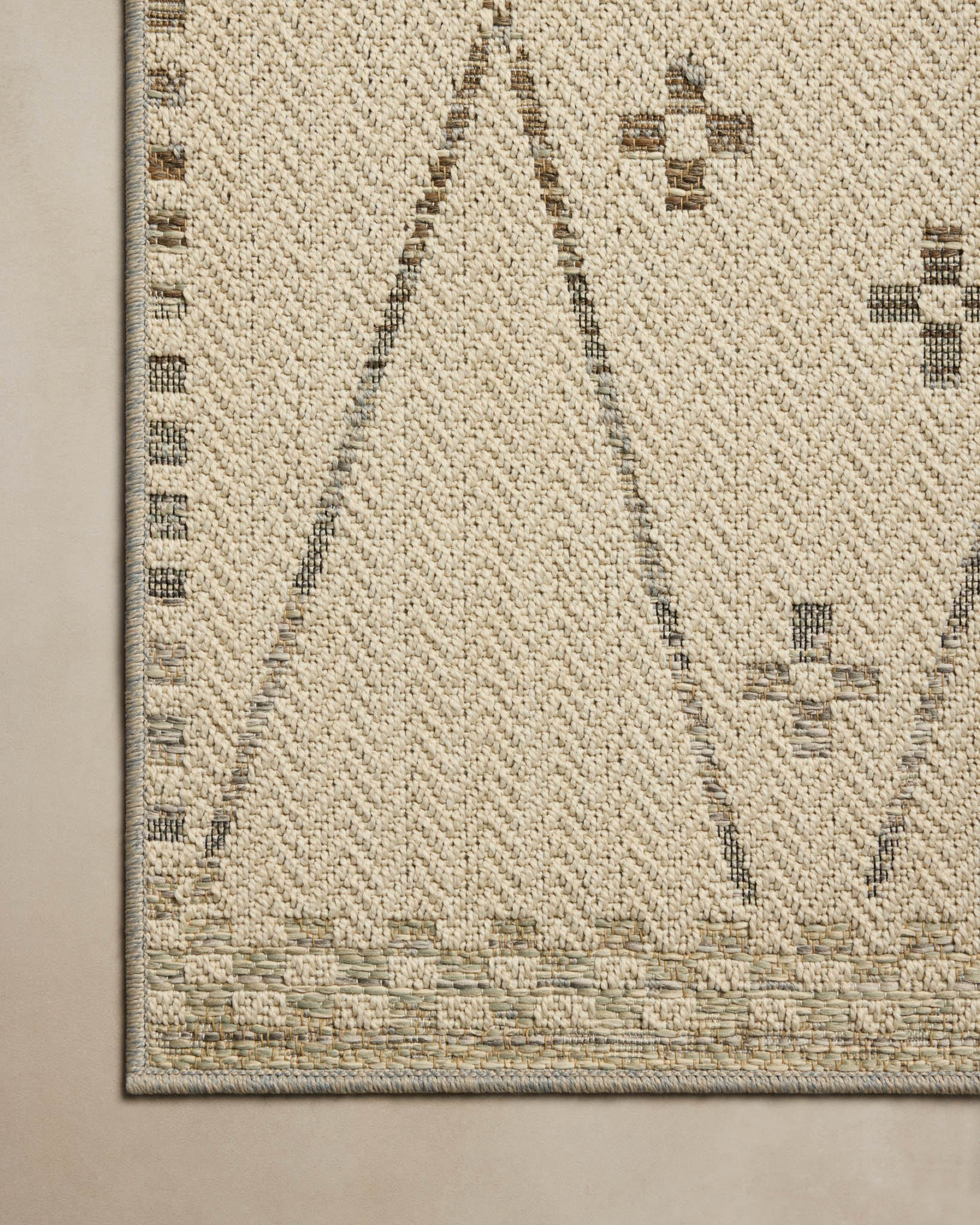 Loloi Saylor Ivory / Pebble Rug White Cliff Studio Area Rugs