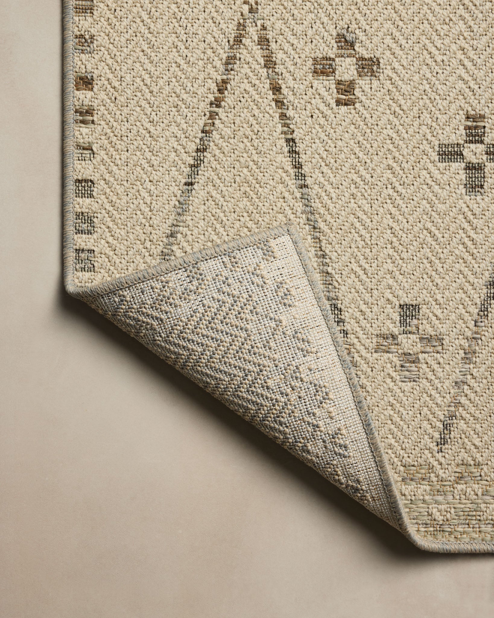 Loloi Saylor Ivory / Pebble Rug White Cliff Studio Area Rugs