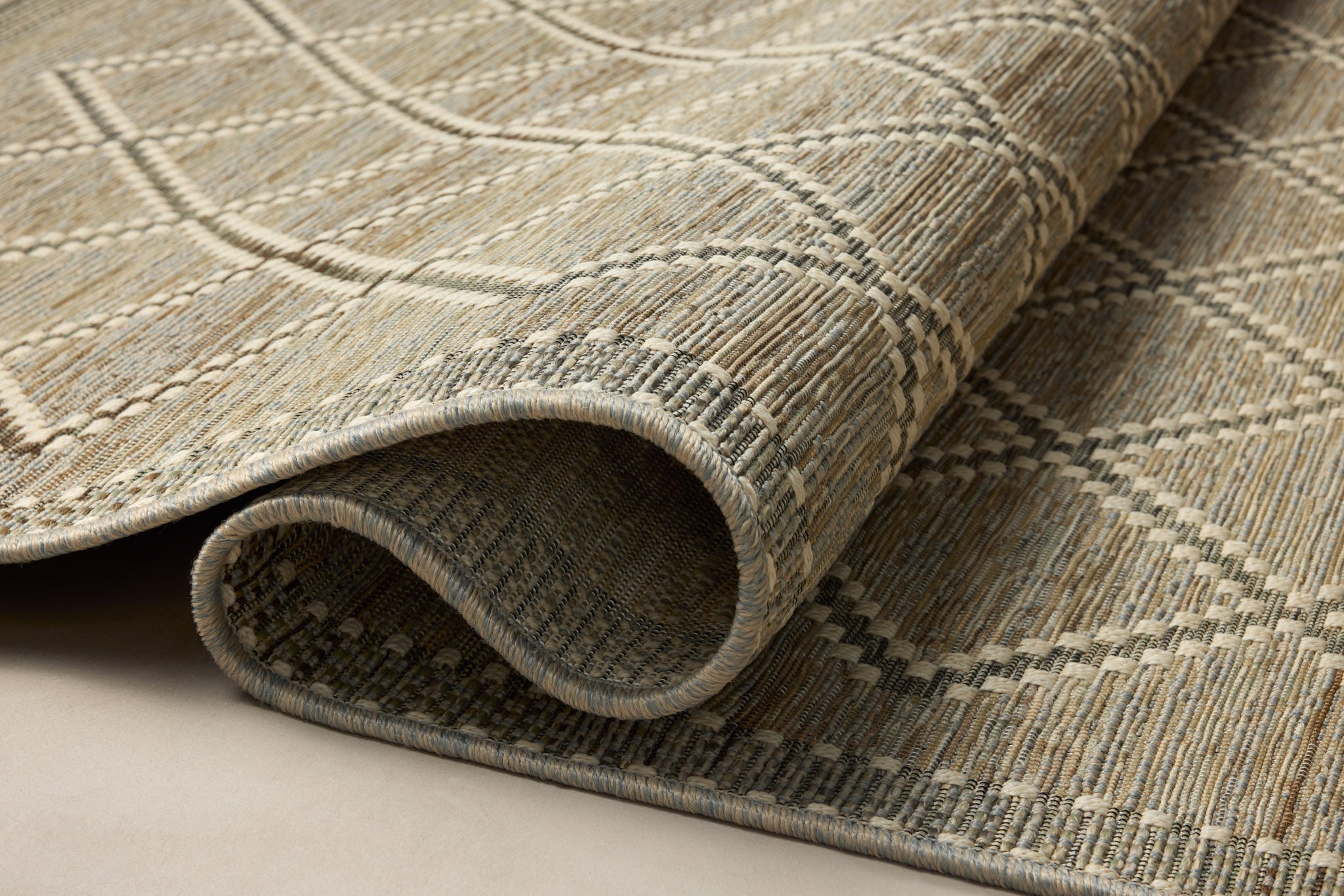 Loloi Saylor Stone / Ivory Rug White Cliff Studio Area Rugs