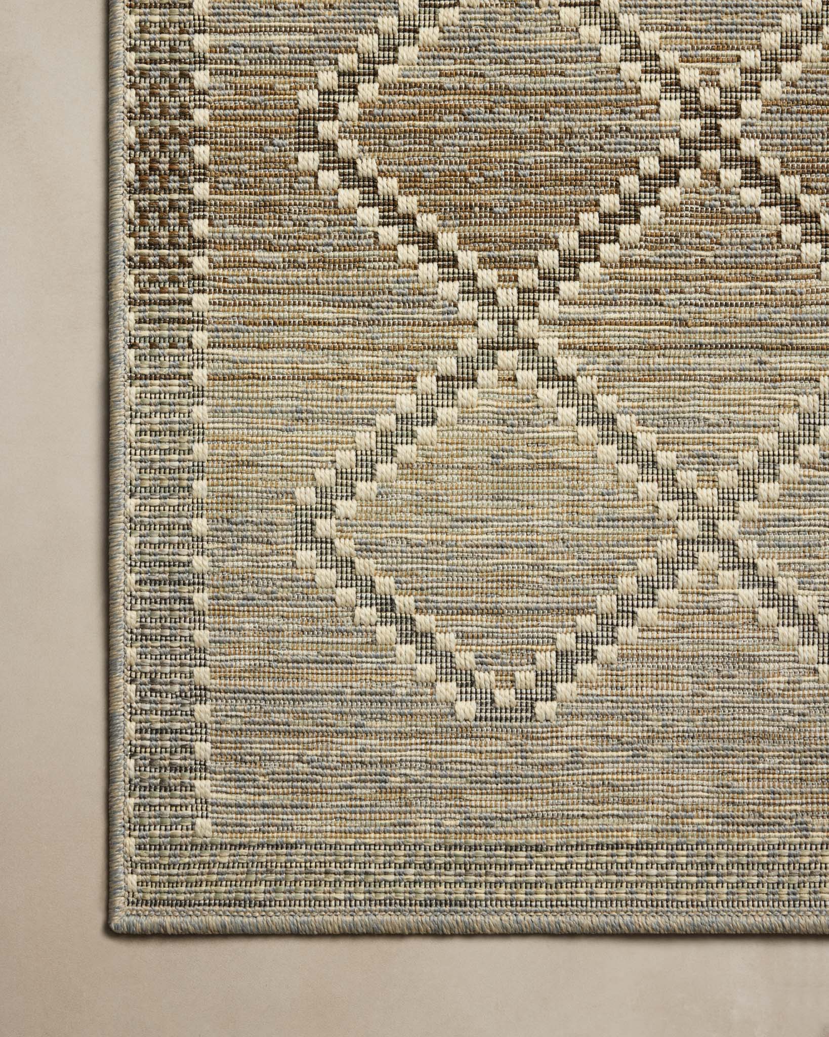 Loloi Saylor Stone / Ivory Rug White Cliff Studio Area Rugs