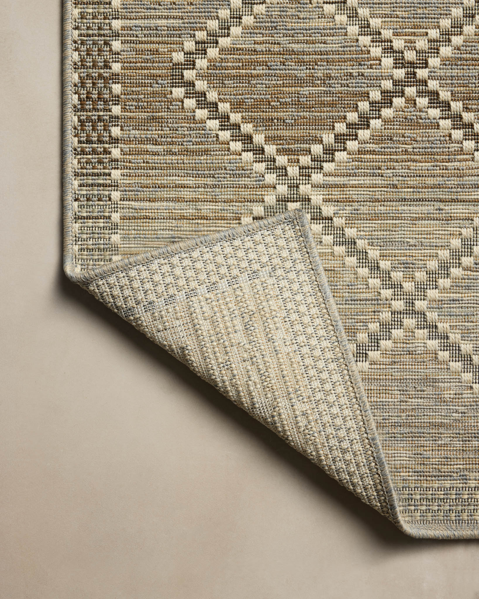 Loloi Saylor Stone / Ivory Rug White Cliff Studio Area Rugs