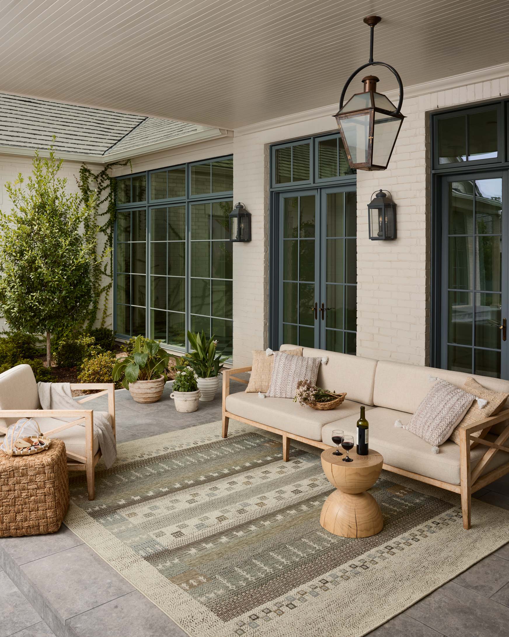 Loloi Saylor Ivory / Earth Rug White Cliff Studio Area Rugs