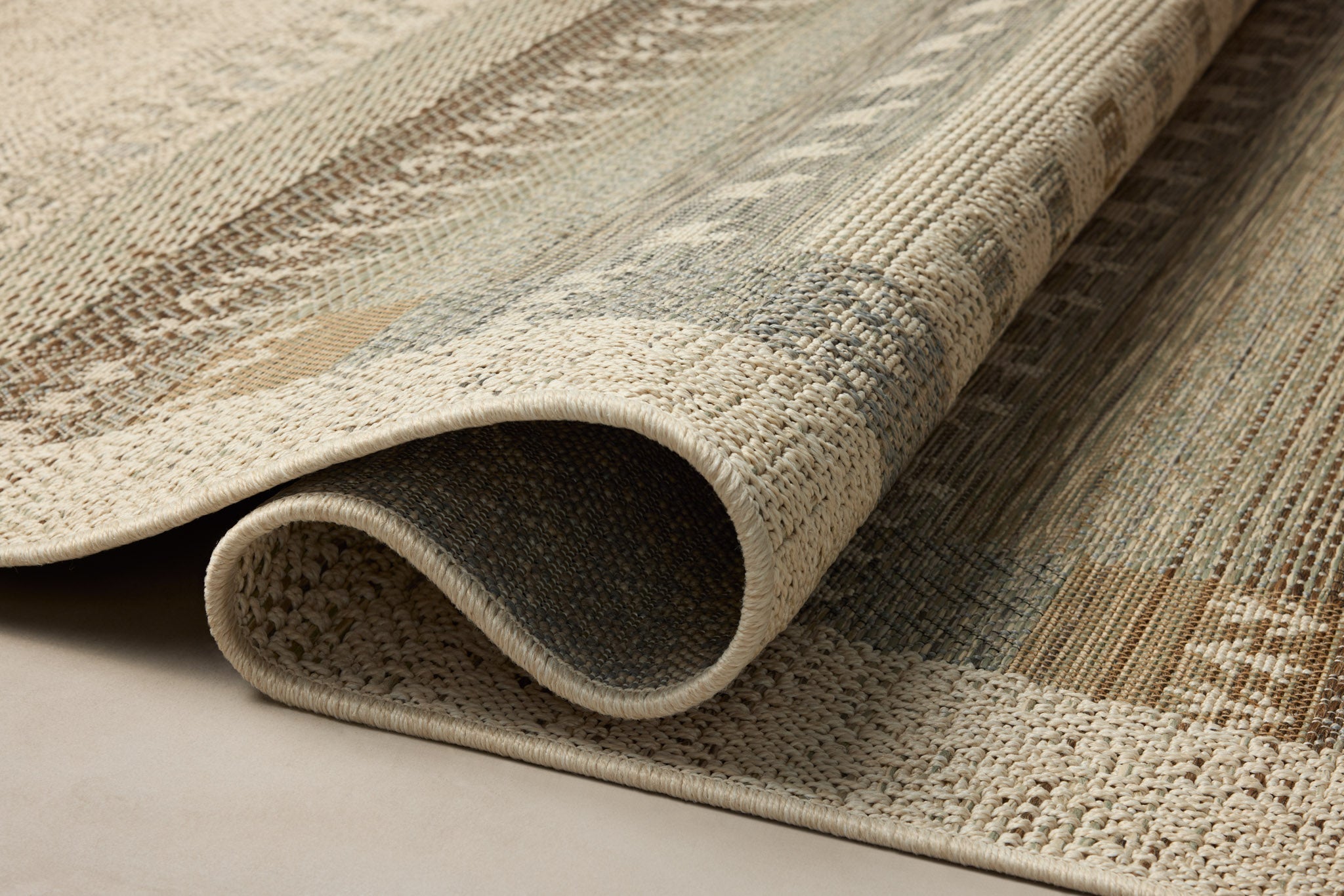 Loloi Saylor Ivory / Earth Rug White Cliff Studio Area Rugs