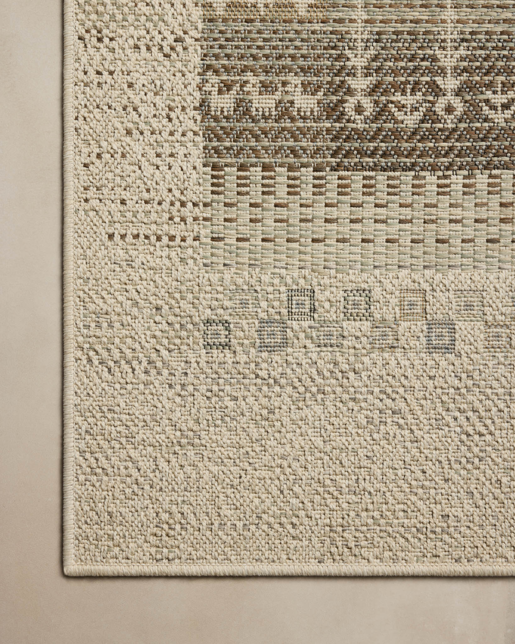 Loloi Saylor Ivory / Earth Rug White Cliff Studio Area Rugs
