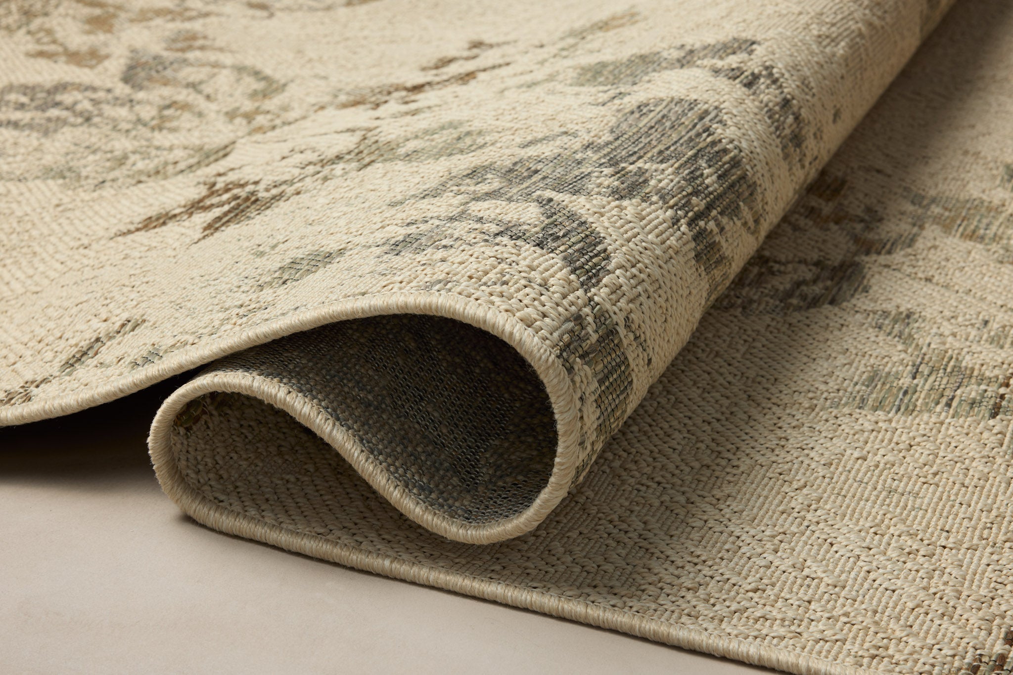 Loloi Saylor Ivory / Bark Rug White Cliff Studio Area Rugs