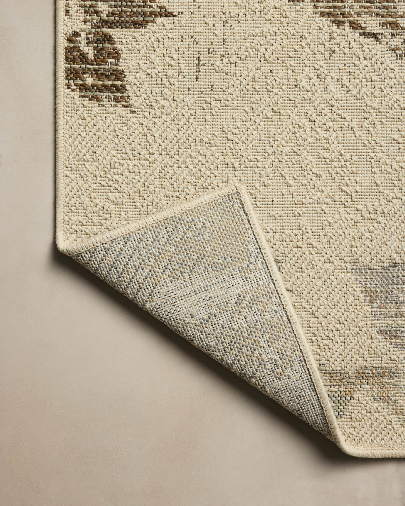 Loloi Saylor Ivory / Bark Rug White Cliff Studio Area Rugs
