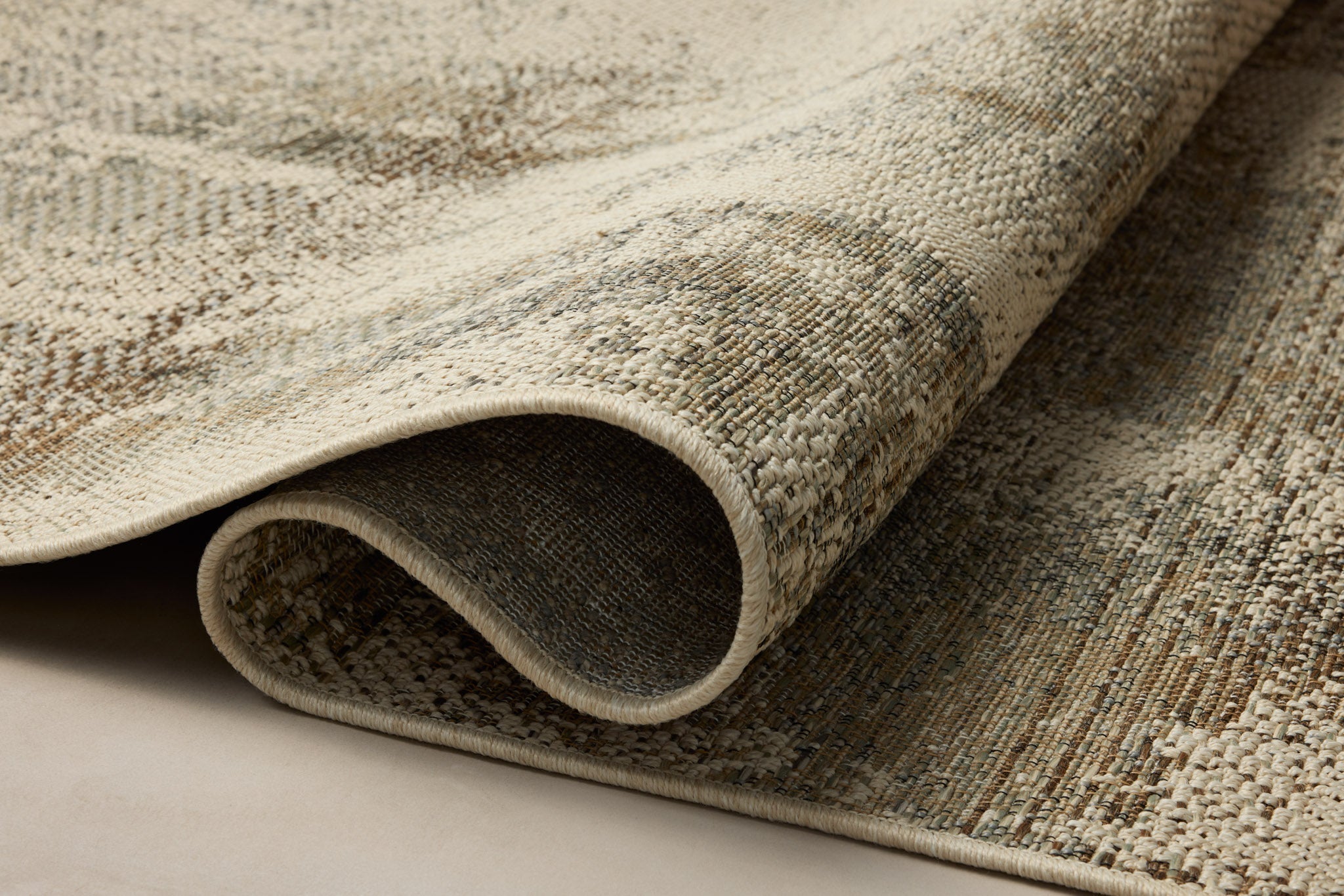 Loloi Saylor Smoke / Ivory Rug White Cliff Studio Area Rugs