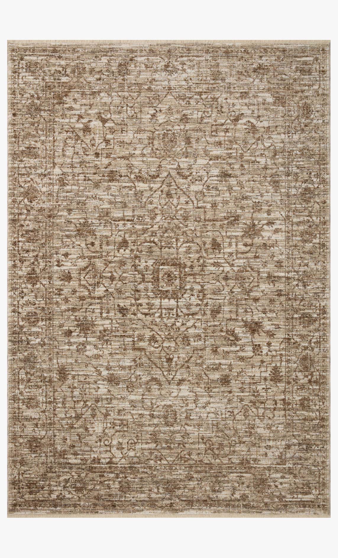 Loloi II Sorrento Bark / Natural Rug White Cliff Studio Area Rugs