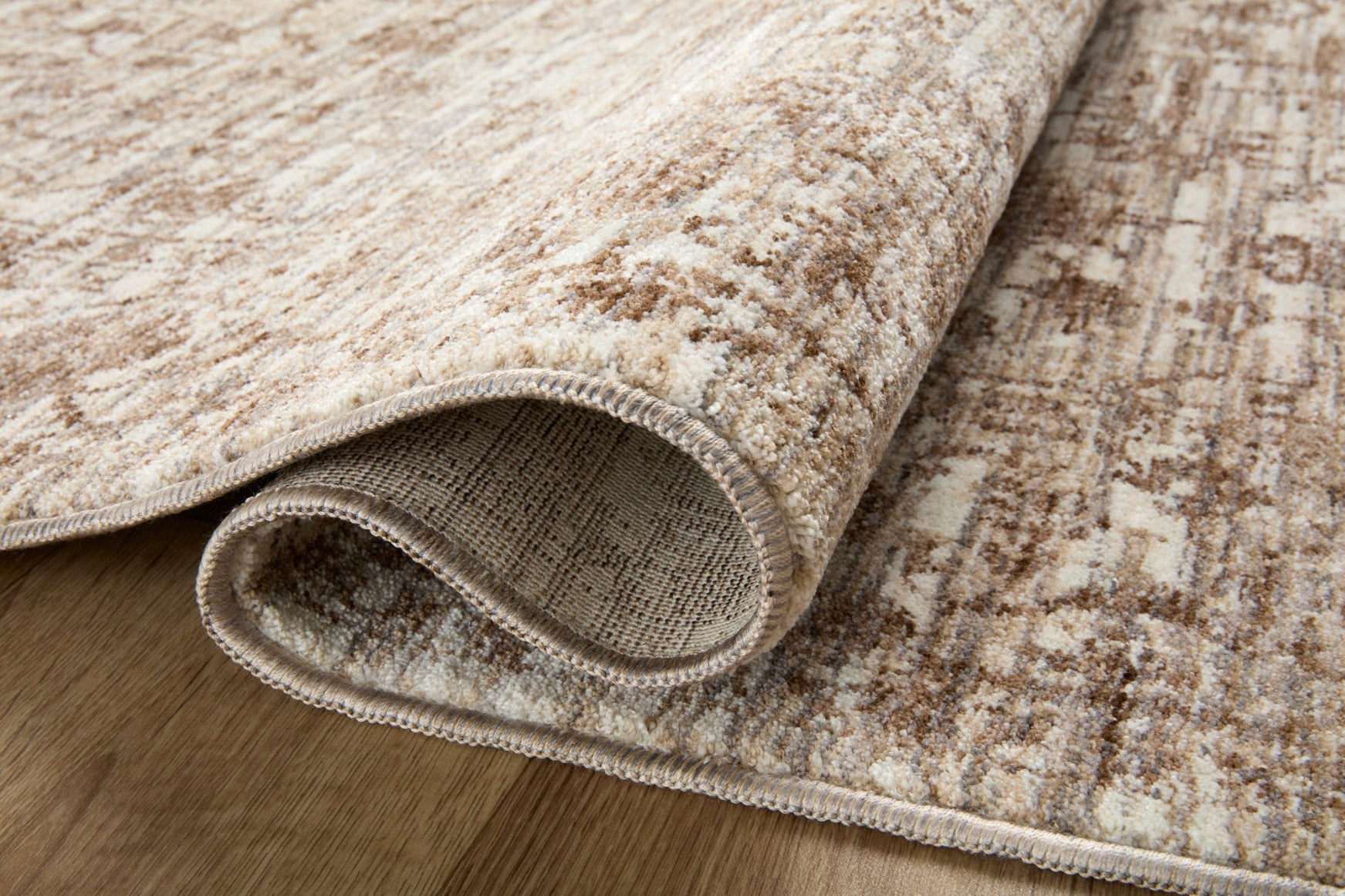 Loloi II Sorrento Bark / Natural Rug White Cliff Studio Area Rugs