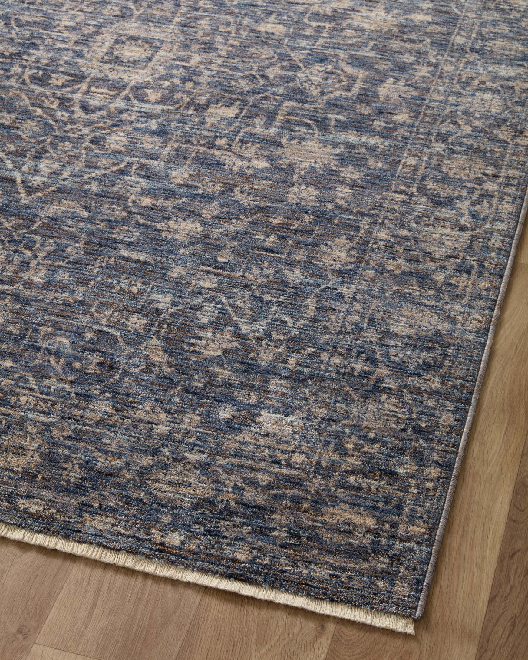Loloi II Sorrento Midnight / Natural Rug White Cliff Studio Area Rugs